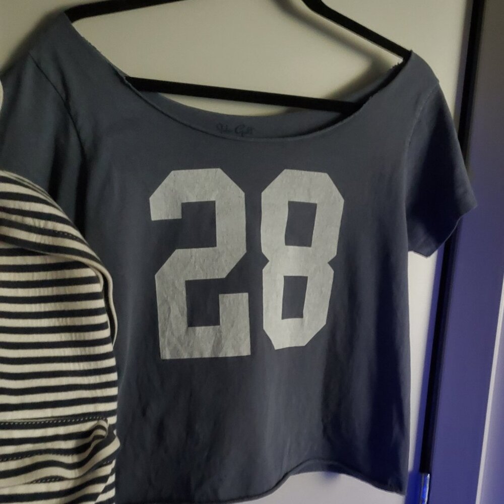 Brandy Melville John Galt off the shoulder 28 short sleeve t-shirt